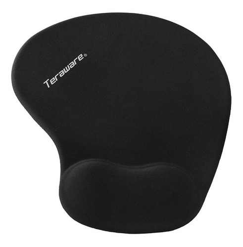 Mouse Pad Diseño Ergonómico Con Soporte De Gel Color Negro