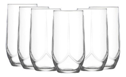 Set De Vasos De Cristal 6 Unidades Medida (13 3/4oz)