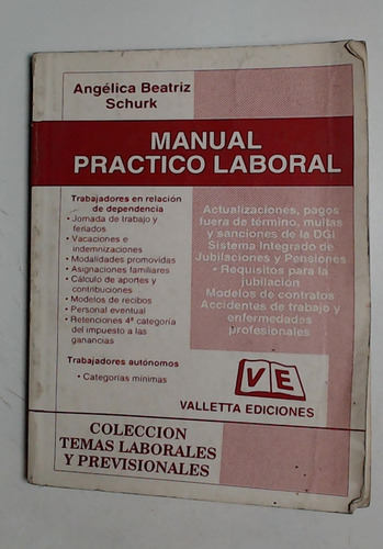 Manual Practico Laboral - Schurk, Angelica Beatriz