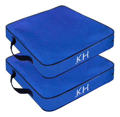 Kimi House 2 Cojines Azules Para Silla De Interior Y Exterio