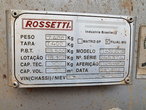 Imagem 14 de 14 de Carreta Rossetti 30 Metros Ano 2021 Levetec 3 Eixos