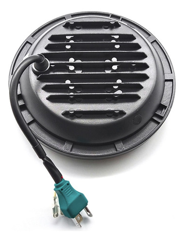 Faro Led Redondo De 7 Pulgadas Para Motocicleta Con Blanco Y