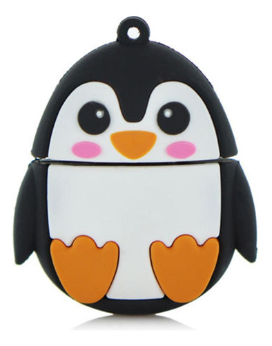 Fat Pingüino Blanco Negro 16 gb Usb Flash Drive Pulgar