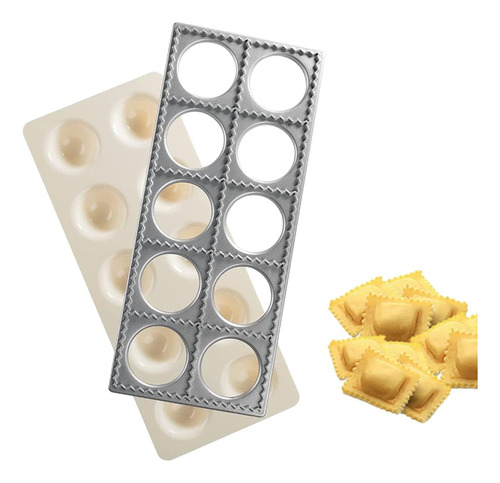 Máquina Para Hacer Raviolis Con Prensa, Molde Para Cortar Ra