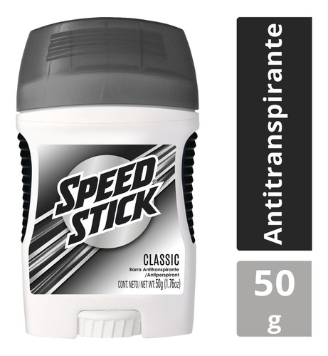 Desodorante Speed Stick Barra 50 Gr Classic