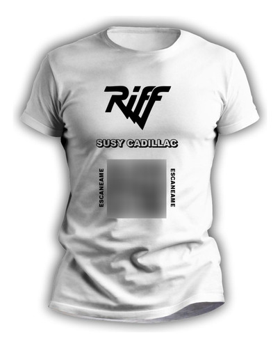 Remera Rockera Personalizada Qr De Riff Hombre Mujer - 4092