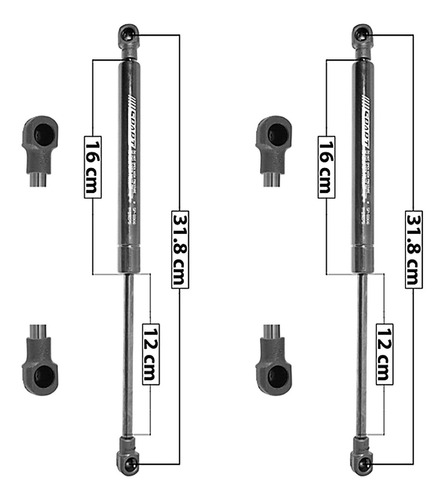 Par Amortiguadores Cofre Spart Bmw Serie M 06-10
