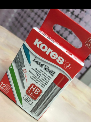 Minas @florpapelgc Hb 0.5mm Marca Kores