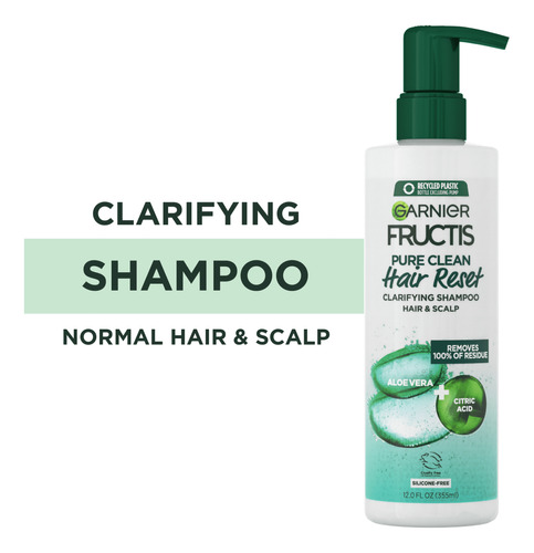 Garnier Fructis Pure Clean Hair Reset Champú Aclarador Con A