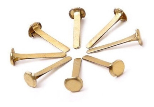 Imagen 3 de 3 de Broche Dorado Nº6 - Broche Mariposa - 10 Cajas X 100 U. C/u