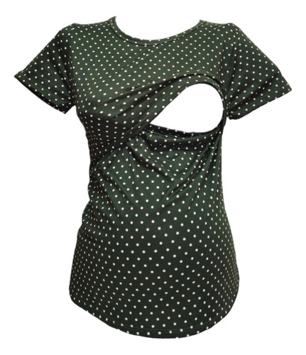 Blusa De Lactancia Lunares 21. Mujer.