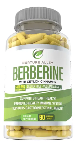 Nurture Alley Berberine Complex - Berberina Hcl 1200 Mg Plus