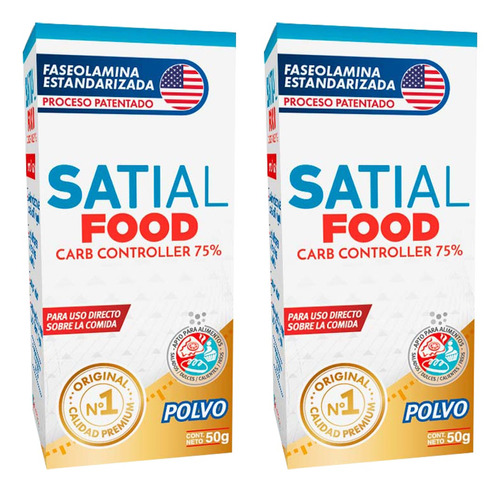 Satial Food Polvo 50g Bloquea Carbohidratos 2 Unid Openfarma