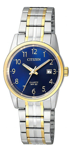 Reloj Citizen Mujer Clasico 50m Calendario Eu600456l