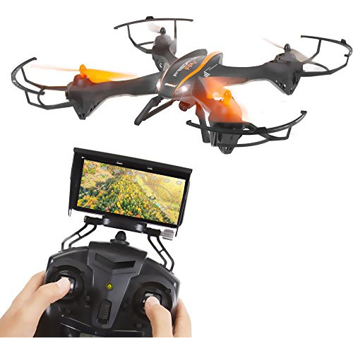 Drone Wifi Fpv Serenelife Predator, Cámara Hd Y Video En Viv