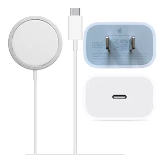 Cargador Rapido Inalambrico Magsafe + Charger 20w iPhone 12