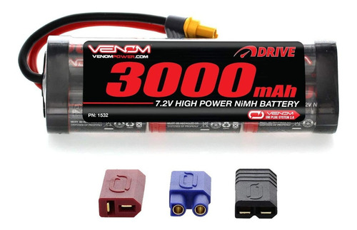 Bateria 7.2v 3000mah  6 Celdas  Con Conector Universal