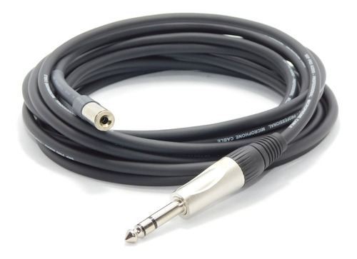 Imagen 1 de 2 de Cable Audio Plug Estereo A Miniplug Hembra X 5 Mts Hamc