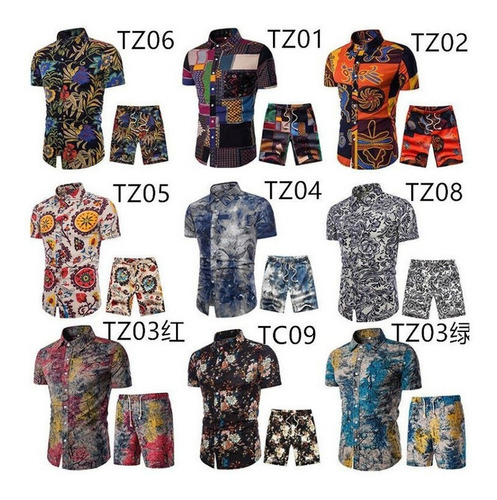 Ropa Casual Ropa De Playa Pieza Hombres Conjuntos
