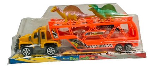 Camion Mosquito Con Dinosaurios A Friccion Ar1 50245 Ellobo