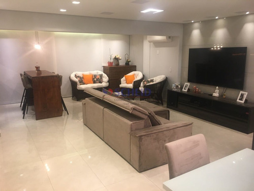 Imagem 5 de 15 de Maravilhoso Apt, Repleto Armários, 3 Dormit, Suite, 2 Vagas,varanda C/churrasqueira. - Mr79413