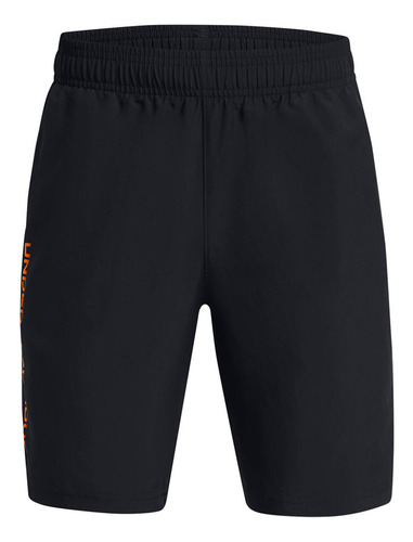 Shorts Ua Woven Para Niño Negro Under Armour