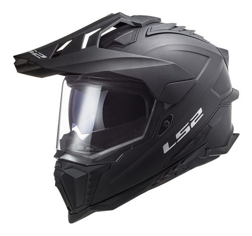 Casco Ls2 Mx701 Solid Mate Negro