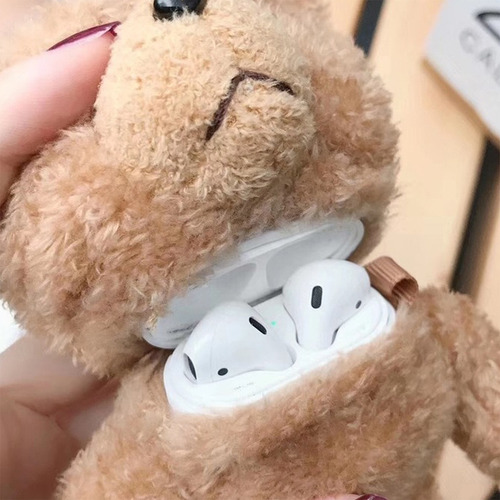 Funda De Peluche Con Forma De Oso Pardo En 3d, Bonita Funda