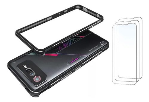 Funda Aluminio Con Marco De Metal For Asus Rog Phone-e