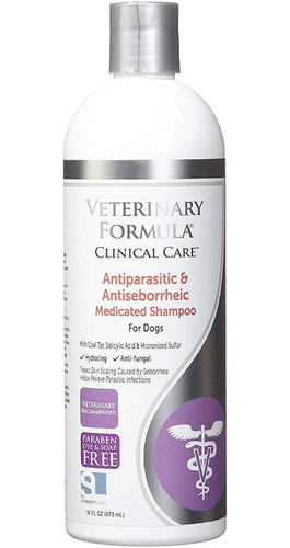 Shampoo Dog Synergylabs Veterinary Clinical Care Antiparasit