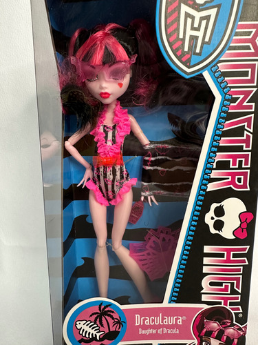 Monster High Lagoona Blue Traje De Baño 2011 Swim Class (Usado)