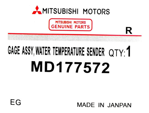 Sensor Valvula De Temperatura Signo Lancer 1.3 1.5 1.6 2.0