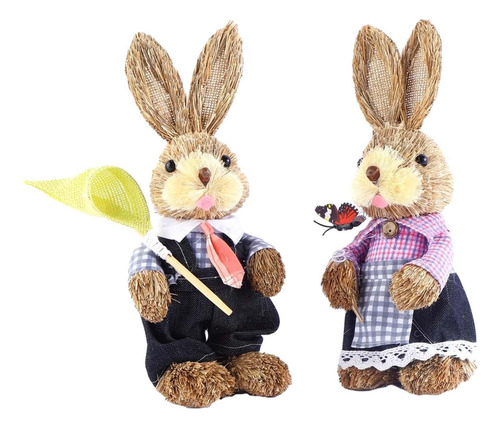 Figuritas De Conejo De Pascua, Adorno, Decoración Estilo C