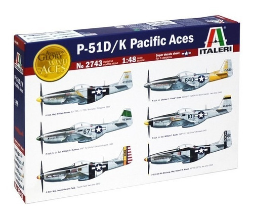 P-51d/k Pacific Aces 1/48  Italeri No 2743