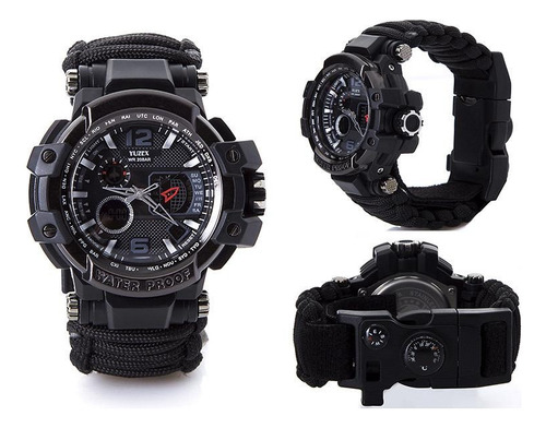 Reloj Táctico Militar De Supervivencia Senderismo O Camping