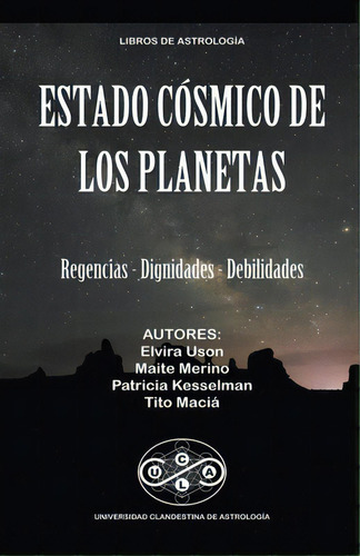 Estado Cãâ³smico De Los Planetas, De Maciá, Tito. Editorial Lightning Source Inc, Tapa Blanda En Español