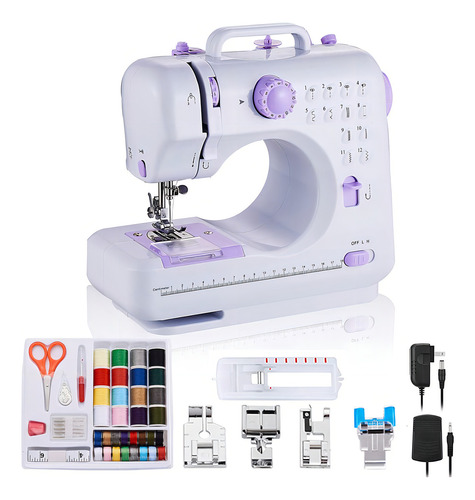 Rxmeili Máquina De Coser Portátil Mini Máquina De Coser . Color Blanco
