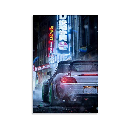 Póster De Coche Sdfq Jdm S2000, Póster De Arte Lienzo...