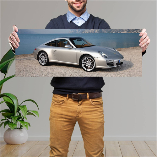 Cuadro 30x80cm Auto 2008 Porsche 911 Targa Auto 530