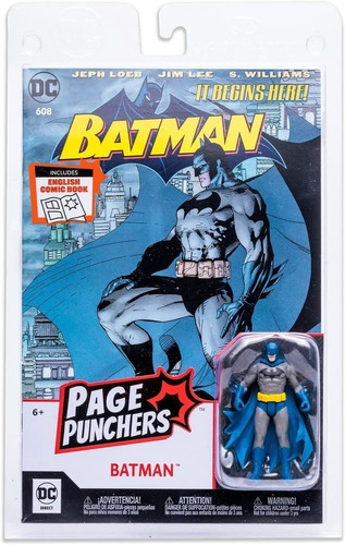 Page Punchers Mcfarlane Batman Figura Y Comic Original New