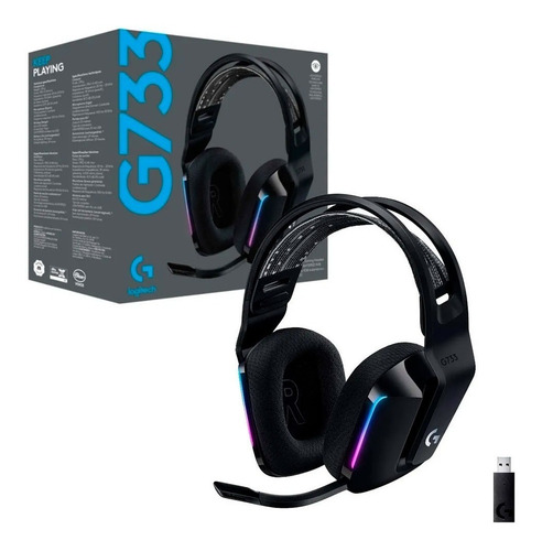 Imagen 7 de 7 de Logitech G733 Diadema Gamer Inalámbrica Rgb Usb Lightspeed