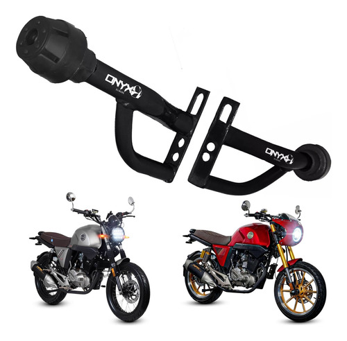 Slider Universal Rocketman 250 300 Vento Defensa Moto Acero