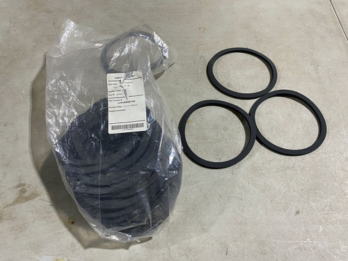 Lot Of Six (6) Round Rubber Gaskets Approx 140mm Od Ccs