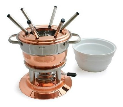 Set De Fondue De Cobre Swissmar Lausana De 11 Piezas