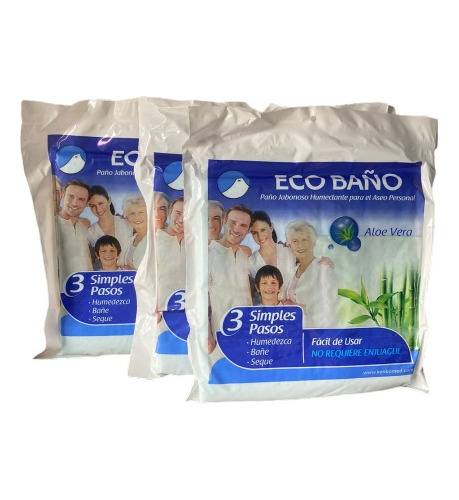 Ecobaño Aloe Vera Paquetex3 - Unidad a $860