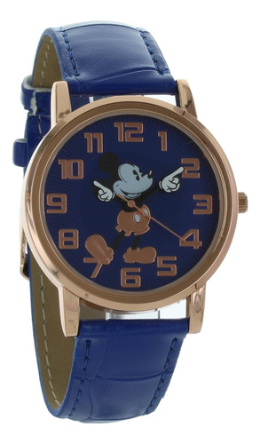 Reloj Disney Unisex Mk1456 Mickey Mouse  Vintage Correa