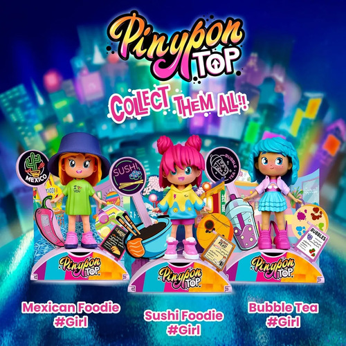 Muñeca Pinypon Top Foodie Sushi Foodie Girl