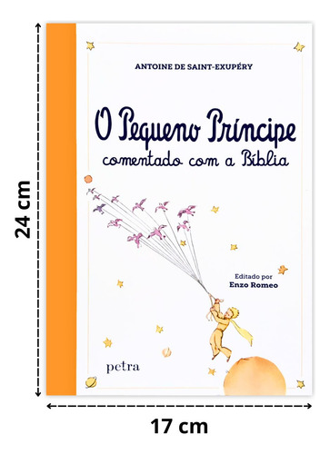 Livro O Pequeno Príncipe Comentado Com A Bíblia - Antoine De Saint-exupéry, Editora Petra