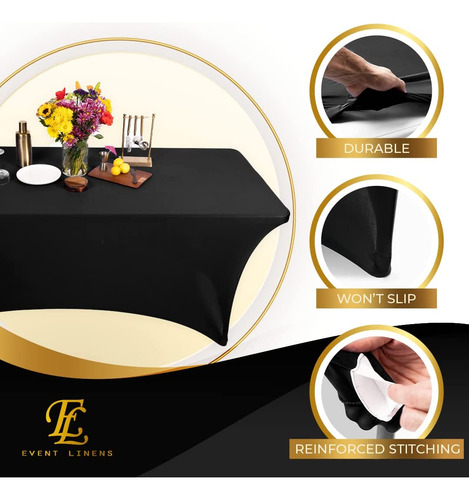 Mantel De Licra Ajustable De Tela Elástica 6 Pies