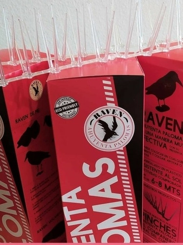 Espantapajaros Cuervos 2+ Pinchos 3 Antipose Raven Seguridad